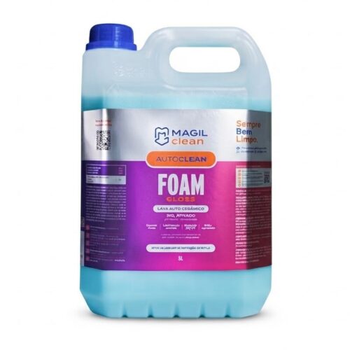 Foam Gloss Magil Clean 5L em fundo branco
